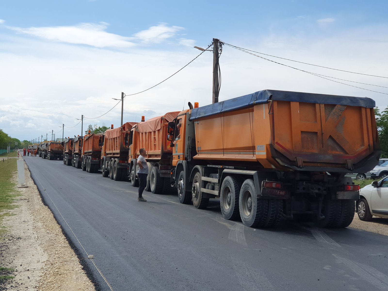 Mehanizacija Srbijaautoputa na gradilištu